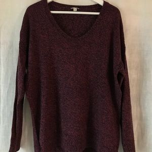 Gap lose fit maroon knit sweater